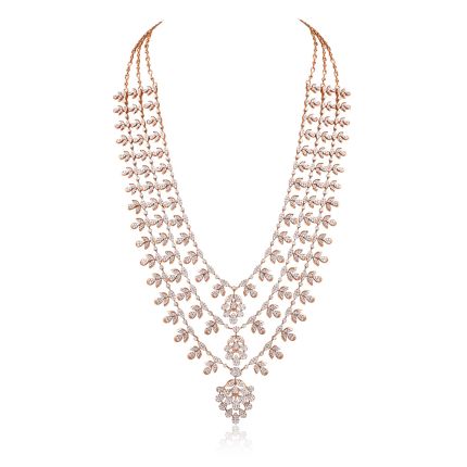 Exquisite Diamond Long Necklace