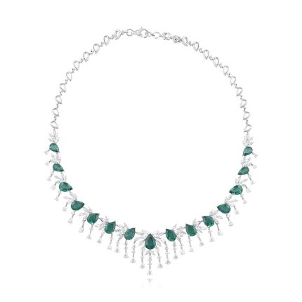 Luminous Bridal Diamond Necklace