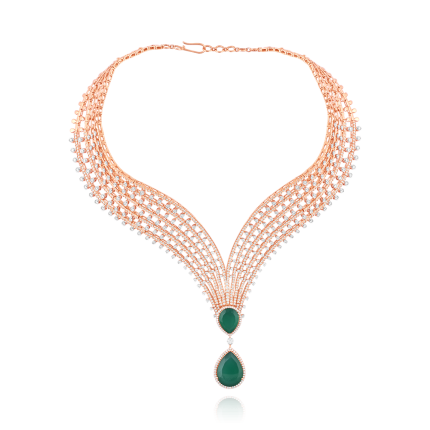 Beautiful Diamond Bridal Necklace