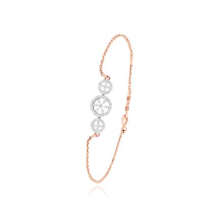 Beautiful Floral Chain Bracelet