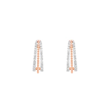 Stunning 14KT Rose Gold Women Earring