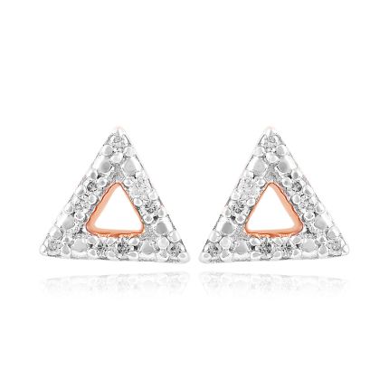 Radiant Rose Gold Blossoms Earrings
