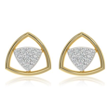 Everyday Versatile 9KT Yellow Gold Diamond Earrings