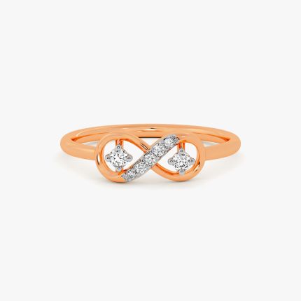 Enchanted Rose Gold Infinity Ring