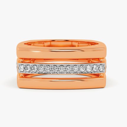 Celestial Majesty Crafted 18KT Mens Ring