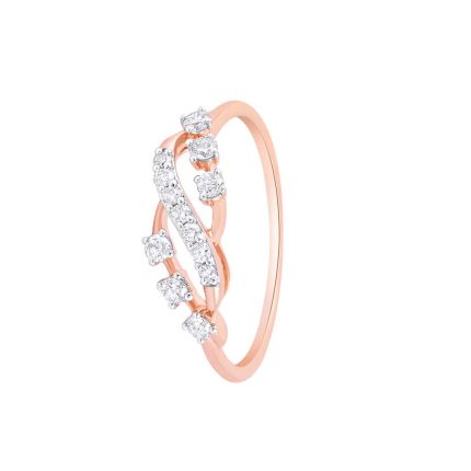 Diamond Swirl Ring