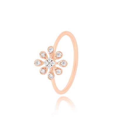 Solis Petal Cluster Diamond Ring