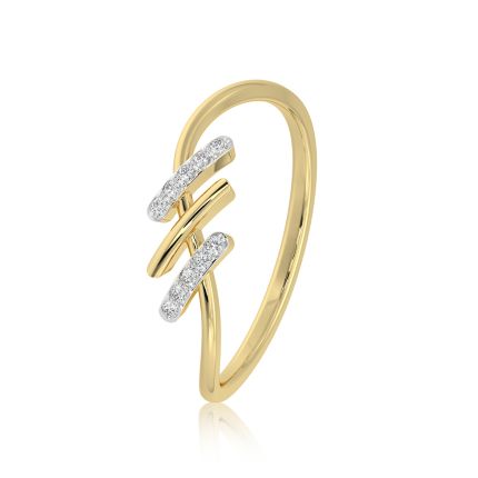 Everyday Minimal 9KT Yellow Gold Diamond Ring