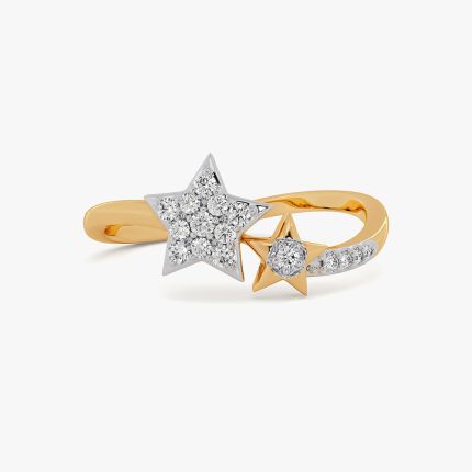 Lustre Star Yellow Diamond Ring