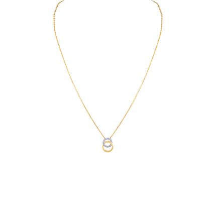 Stunning Geometric 18KT Yellow Gold Necklace