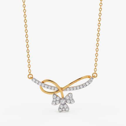Majesty Floral Yellow Necklite Necklace