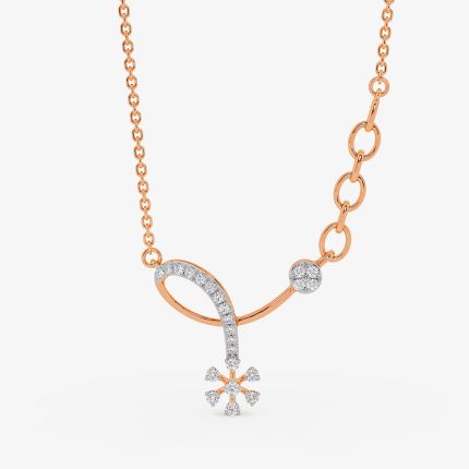 Splendour Floral Rose Necklite Necklace