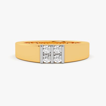 Artistic Men's 14KT Yellow Gold Ring