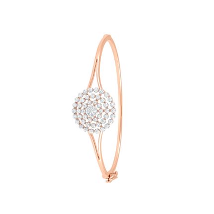 Attractive Round Design Diamond Bracelet