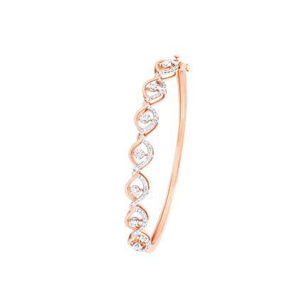 Golden Rose Garden Diamond Bracelet