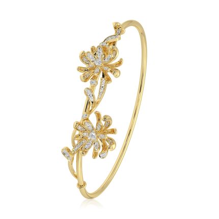 Graceful 14Kt Yellow Gold Bracelet
