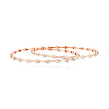 Everyday Sparkle Diamond Bangle Set of 2