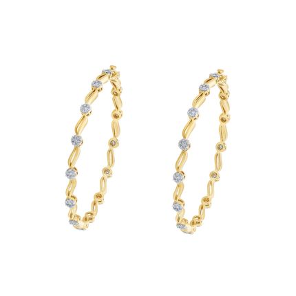 Radiant 18KT Rose Gold Bangle Set of 2