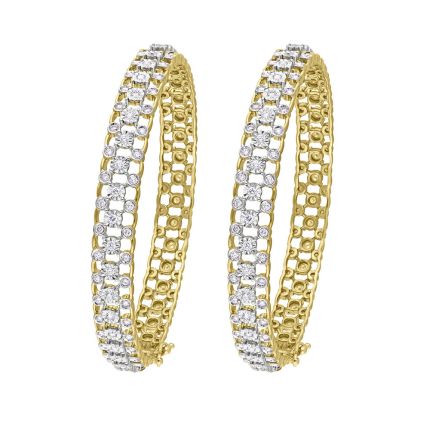 Classic Bangle in 18KT Yellow Gold Set of 2