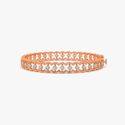 Classic Diamond Bangle Set of 2