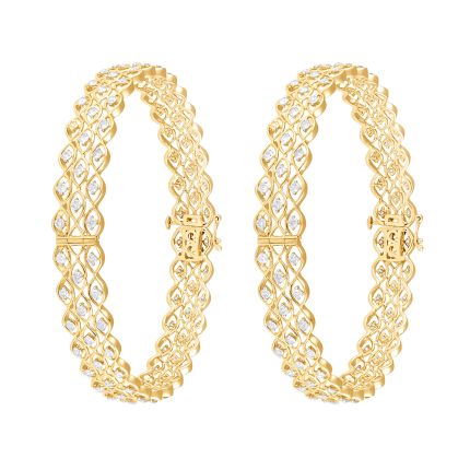 Aesthetic Diamond Bangles