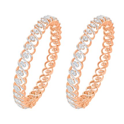 Enigmatic Bangle in 18KT Rose Gold Set of 2