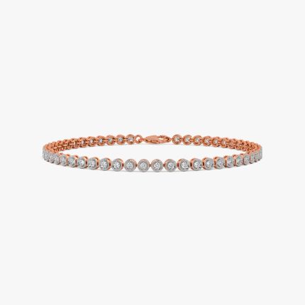 Stunning Rose Gold and Diamond Bracelet