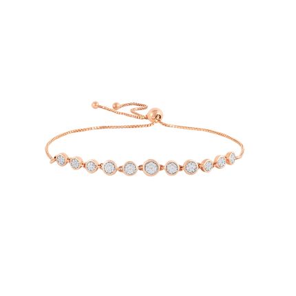 Beautiful Geometric Design Diamond Bracelet