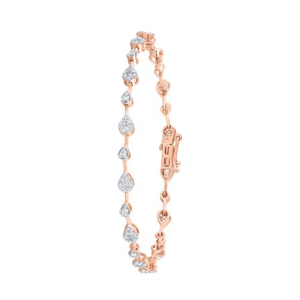 Exquisite 18KT Yellow Gold Women Bracelet