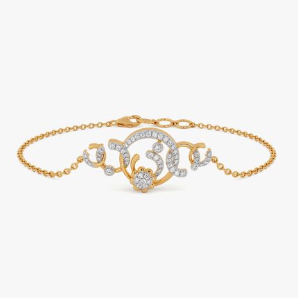 Beautiful Cosmos 14KT Diamond Chain Bracelet