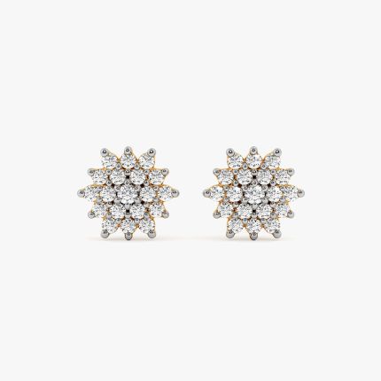 Floral Diamond Earrings