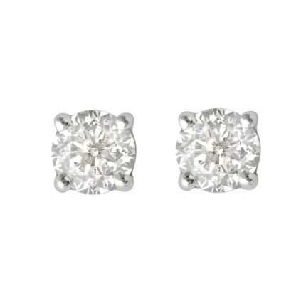 Breathtaking Diamond Crown Star Studs