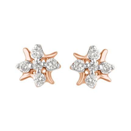 Breathtaking 14KT Rose Gold Earrings