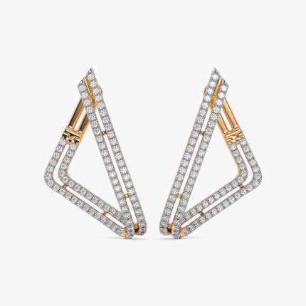 Triangle Diamond Desired Earrings
