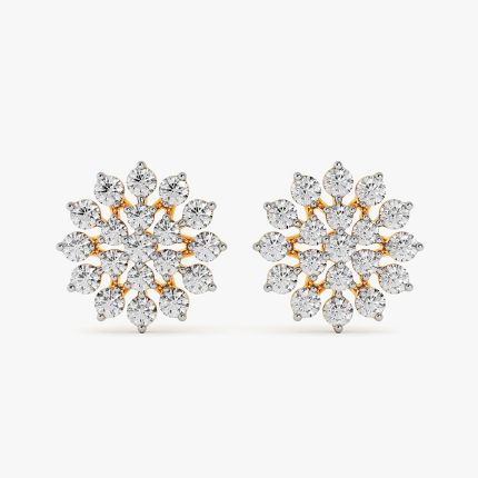 Gleaming 18KT Yellow Gold Earrings
