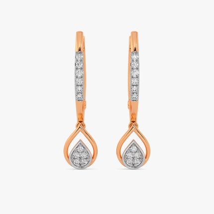 Captivating Gold and Diamond Earrings