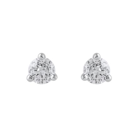 Classic Solitaire 18KT Yellow Gold Studs