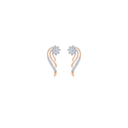 Subtle Nakshatra Diamond Earcuff Earrings