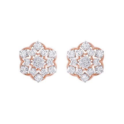 Whispering Winds Diamond Studs Earrings