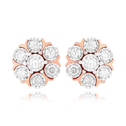 Nakshatra Stars Diamond Earrings