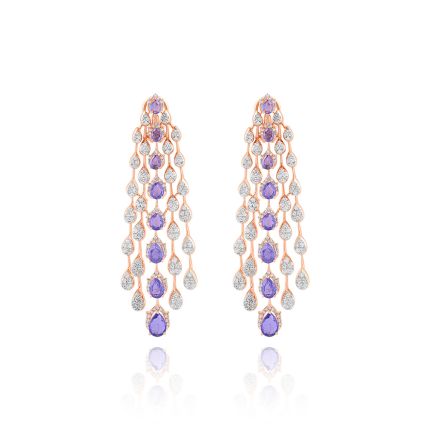 Chandelier Diamond Drop Earrings