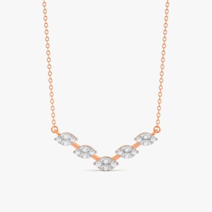 Brilliant Diamond Studded Desired Necklace