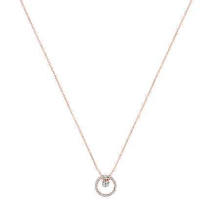 Geometric Design Diamond Chain Necklace