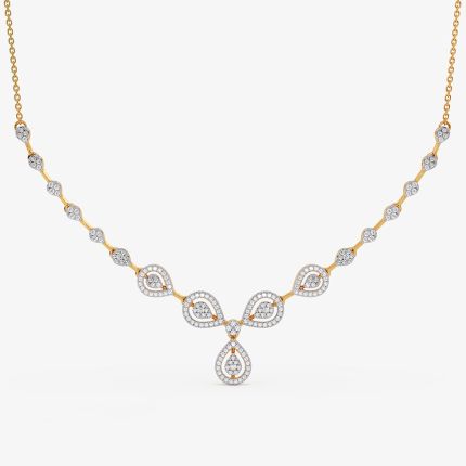 Velvet Drop Yellow Diamond Necklace
