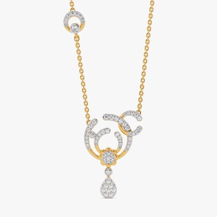 Timeless Cosmos 14KT Diamond Pendant Necklace