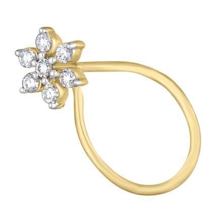 Floral Diamond Nosepin