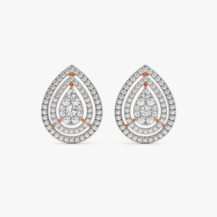 Glitzy Diamond Earrings