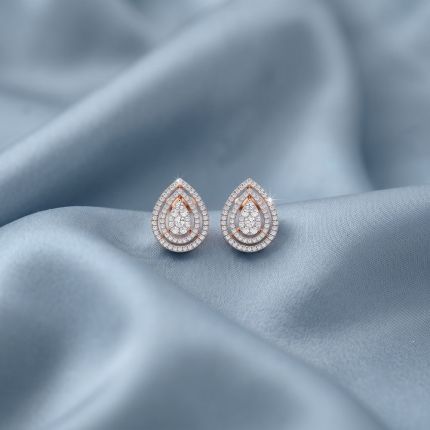 Glitzy Diamond Earrings