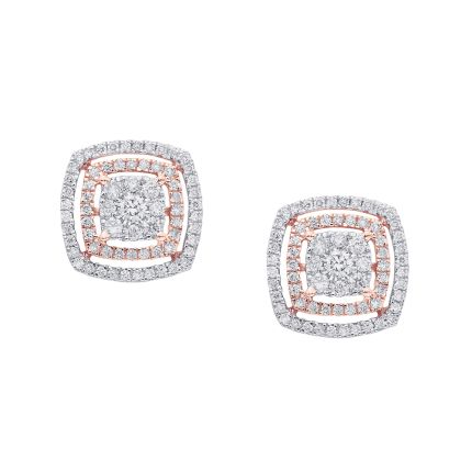 Alluring Rose Gold Earrings