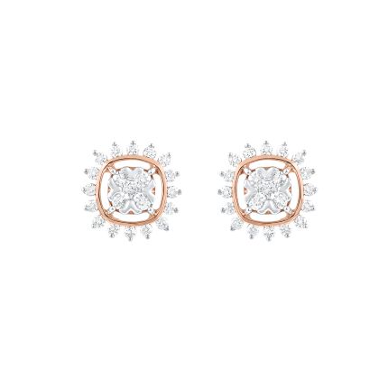 Spangled Cluster Design Diamond Studs